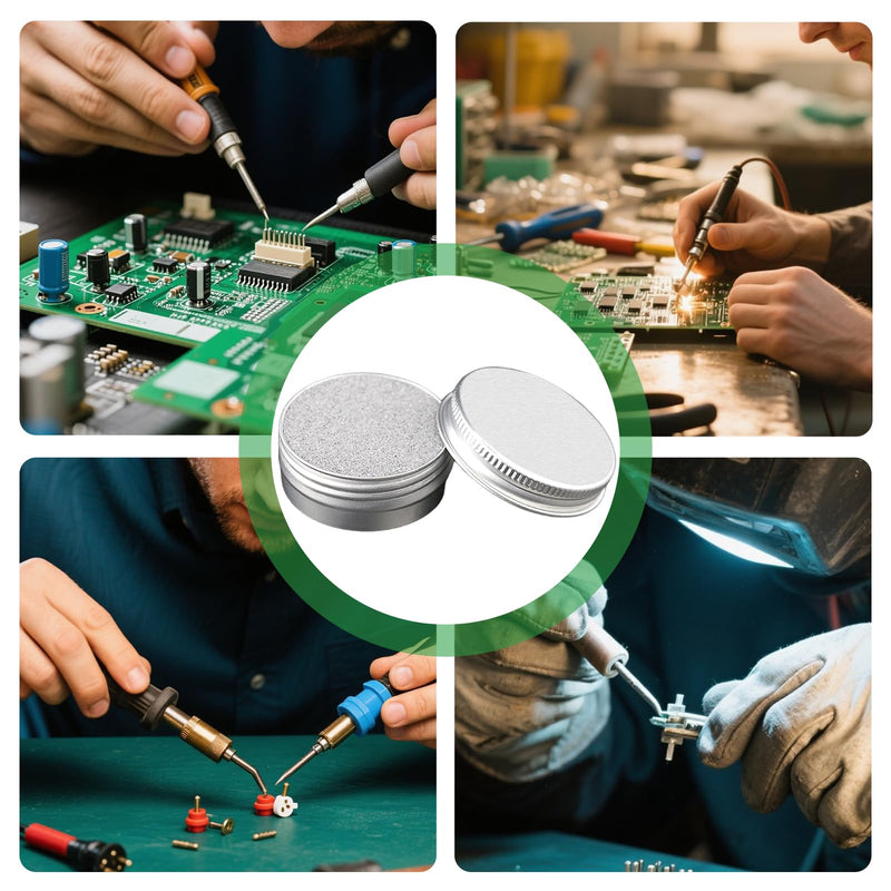 [Australia - AusPower] - Soldering Tip Cleaner, Soldering Tips Reactivator, Soldering Iron Cleaner, Oxidised Soldering Accessories, Removable Oxide Layer, for Reactivating Oxidised Soldering Tips (Net Weight: 30 g Tub) 