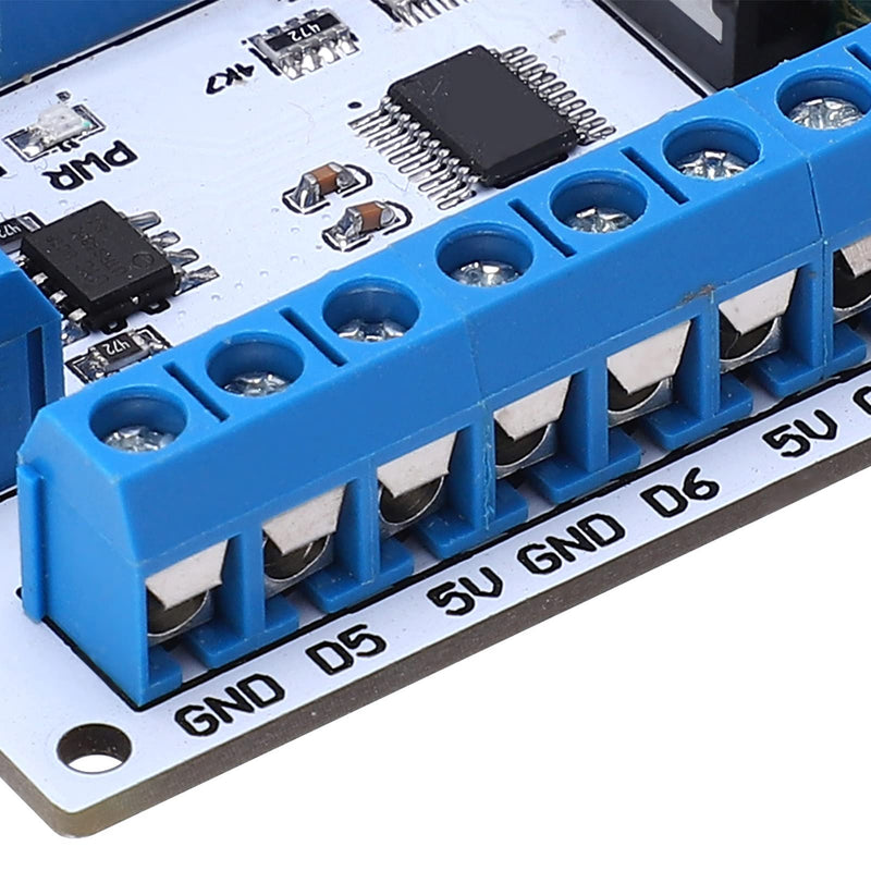 [Australia - AusPower] - DS18B20 8-Channel Digital Temperature Sensor Module Voltage Range 6-24V 8-13mA for Industrial Automation HVAC Systems 