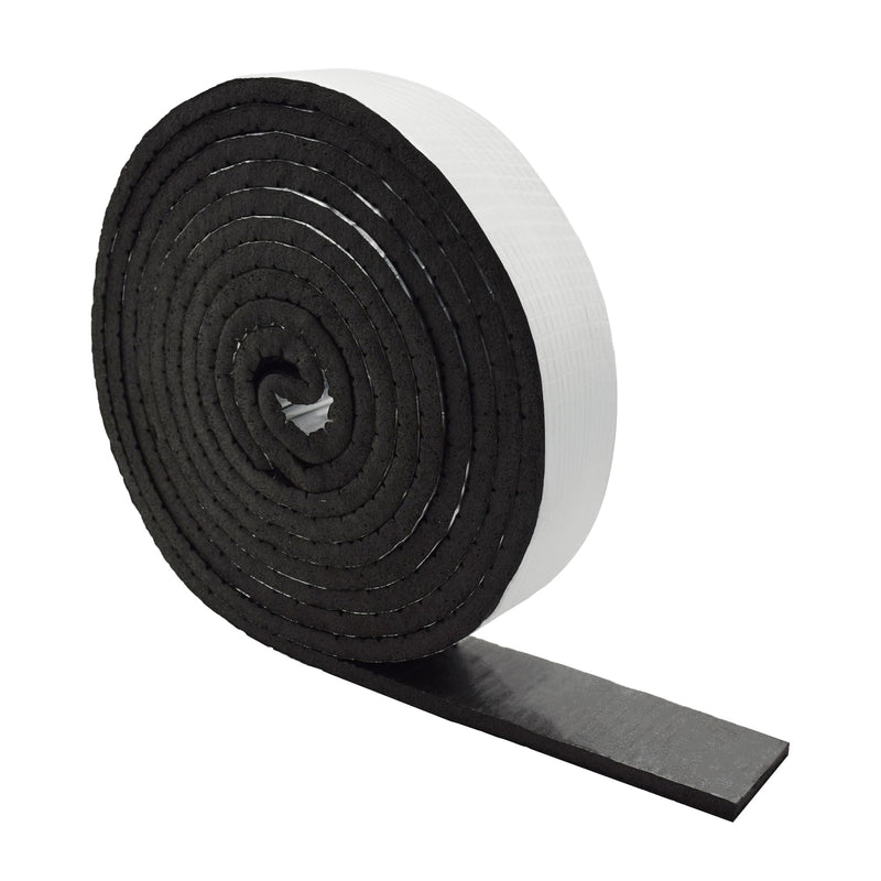 DOBTIM Foam Foil Pipe Insulation Wrap, Reflective Foil Insulation Tape Self Adhesive with High Resilience for Pipe Insulation Wrap 16 Ft Long x 2 Inch Wide x 3/8 Inch Thick 2" x 3/8"x 16'
