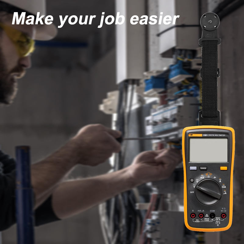 [Australia - AusPower] - Magnetic Hanging Strap Kit for Fluke Digital Multimeter, Hanging kit Accessories for Fluke 50 II, 70 III, 80 IV, 180 Series, 115B+ 17B+ 18B+ Multimeters. 