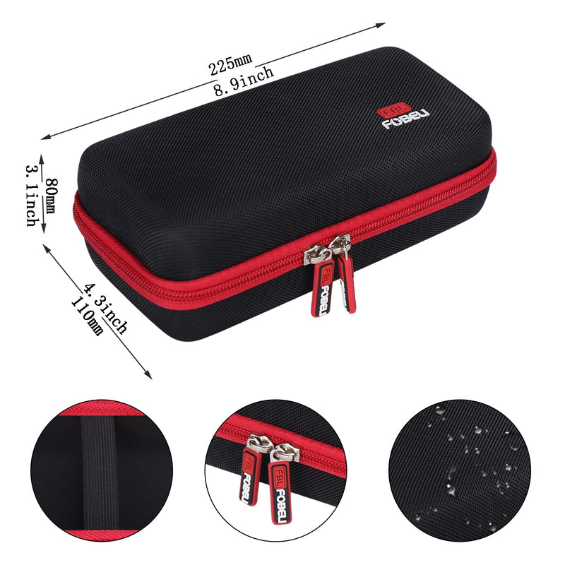 [Australia - AusPower] - FBLFOBELI Storage Carrying Case Compatible with AstroAI Digital Multimeter Analyzer TRMS 6000 Counts Volt Meter Ohmmeter Auto-Ranging Tester (Case Only) (Black) Black 
