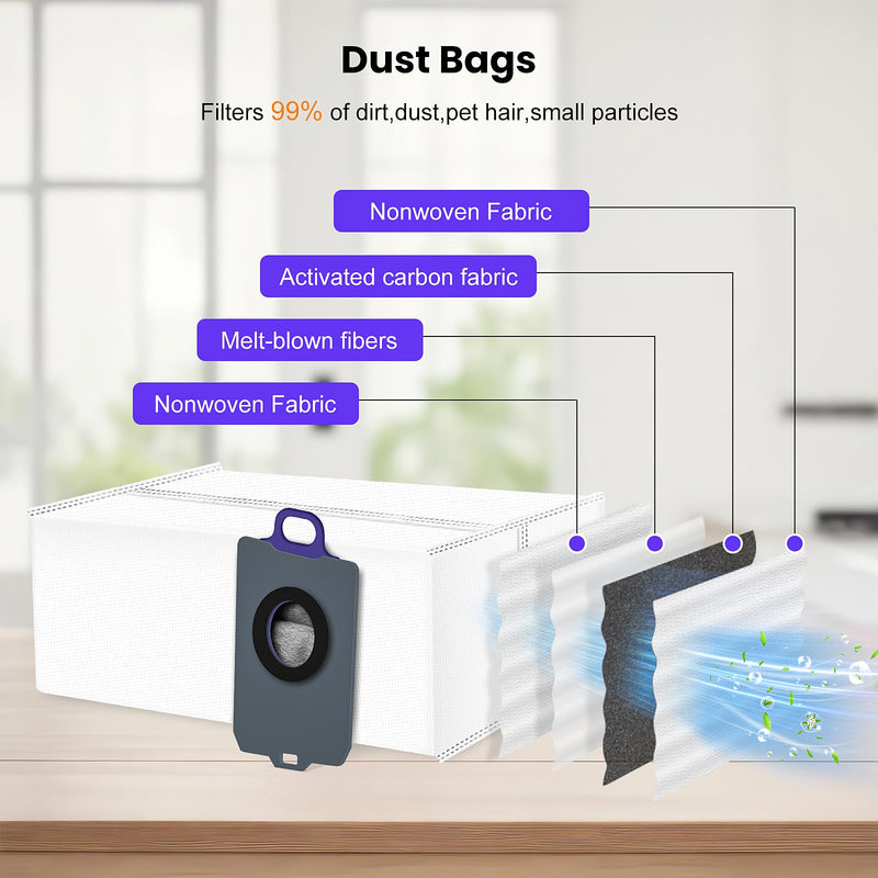 [Australia - AusPower] - 20 Pcs Accessories kit for NARWAL Freo Z10 Ultra/NARWAL Freo Z10 Robot Vacuum Cleaner, 1 Main Roller Brush, 6 Dust Bags, 4 Hepa Filters, 4 Mop Pads, 4 Side Brushes, 1 Clean Tool 20 Pcs for NARWAL Freo Z10 Ultra/Z10 