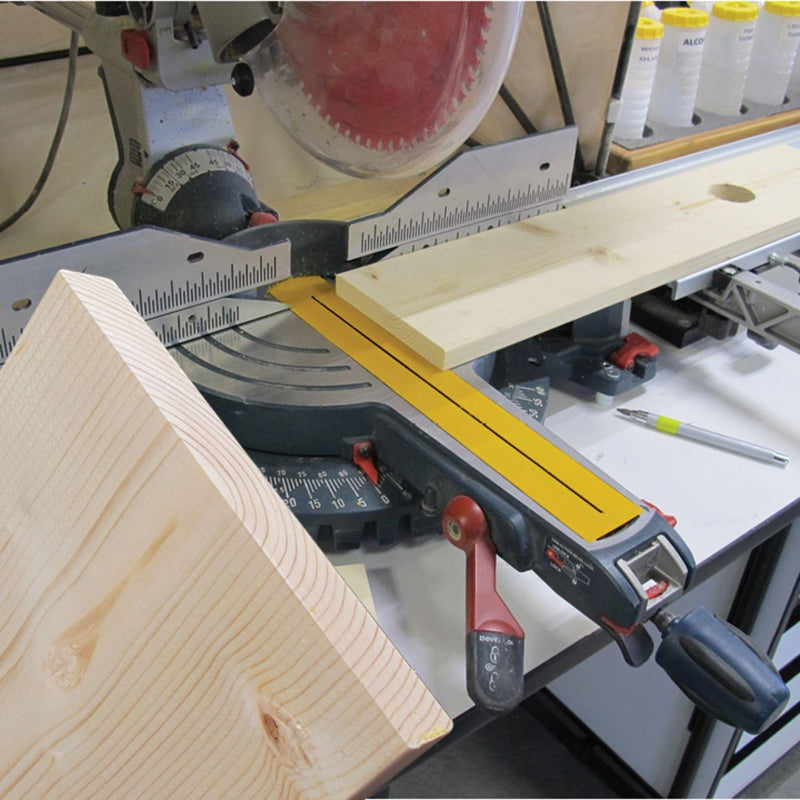 FastCap Zero Clearance Tape - Made from Durable PVC - 2inch Width x 16inch Length, 5 Yellow Strips - 05432 5,1 x 40,6 cm
