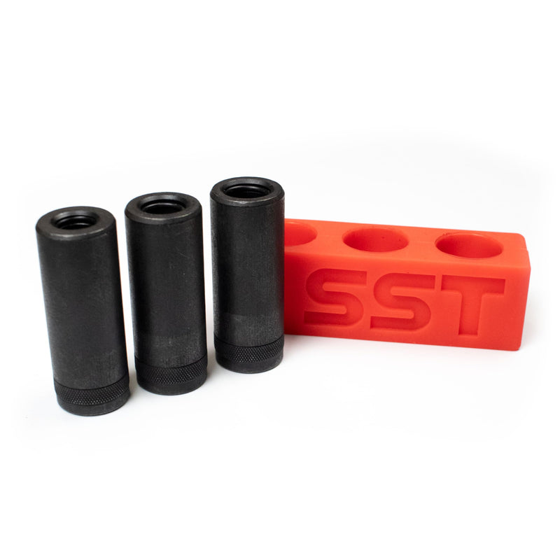 SST - Tap Socket Wrench - 3-Piece Adapter Set - Snug, Secure, & Durable - Easy Storage & Organization - Fits All Number & Fractional M.C.T.I. Standard Taps - Up to 1/2" - Designed in the USA Large