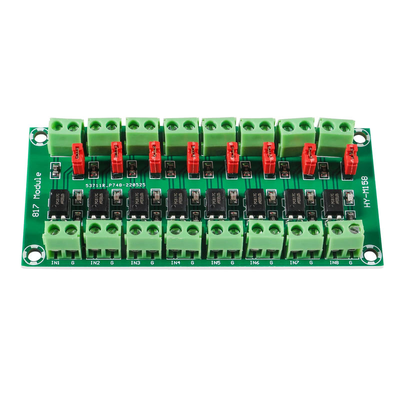 [Australia - AusPower] - 4pcs PC817 4 Channel Optocoupler Isolation Board Voltage Converter Adapter Module Driver Photoelectric Isolated Module 3.6-30V (2pcs 8 Way Optocoupler) 2pcs 8 Way Optocoupler 
