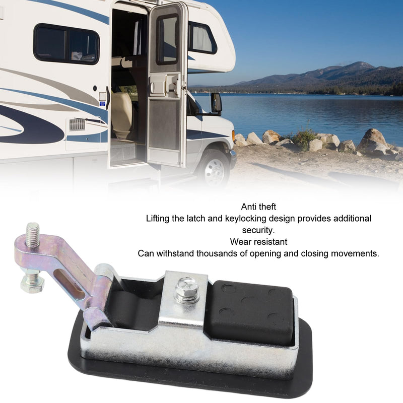 [Australia - AusPower] - Adjustable Lever Manual Compression Latches 3.7 X 1.8 Inch Zinc Alloy Wide Application Compression Latch Lock Heavy Duty with 2 Keys for Truck Trailers 