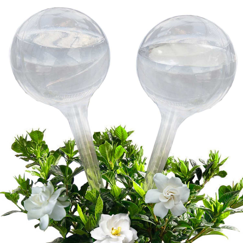 [Australia - AusPower] - 10pcs Plant Watering Devices, Planter Self Watering Globes for Home Potting, Plastic Garden Flower Plant Watering Spikes Automatic Plant Waterer System Set Suit for All Indoor Outdoor Plant B.clear 