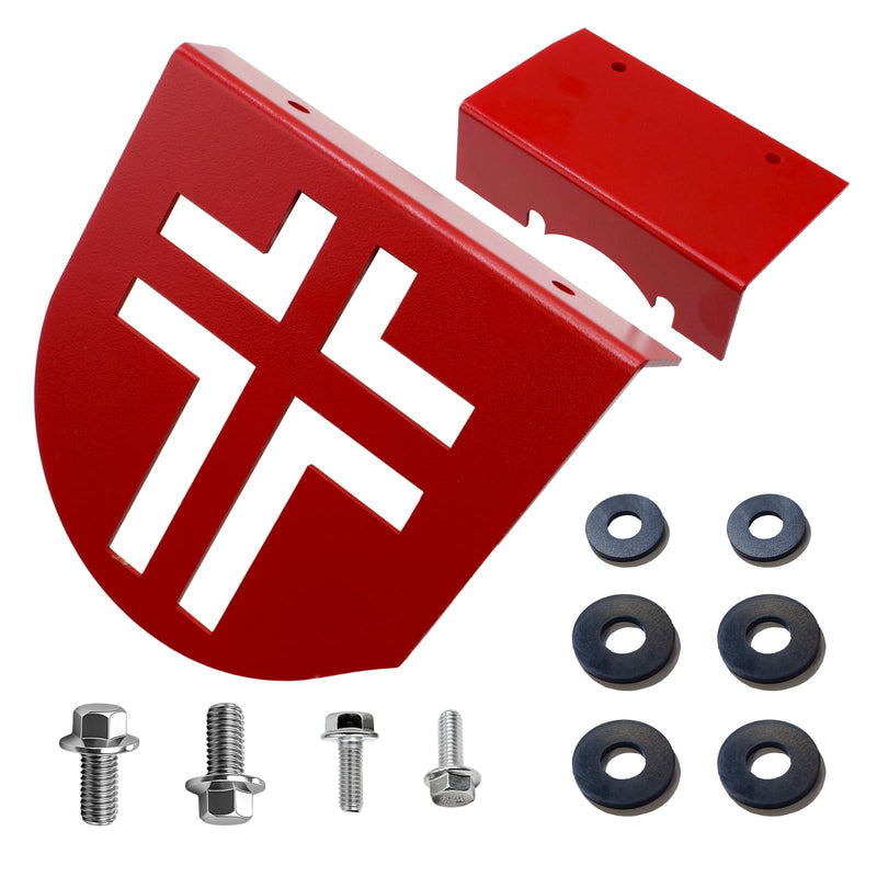 [Australia - AusPower] - Upgraded Aluminum Mini Bike Clutch Cover Chain Guard Lightweight and Thickened for Predator 212cc 196cc Clone Engines for Coleman CT200U CT200U-EX CT100 BT200X(Red) Red 