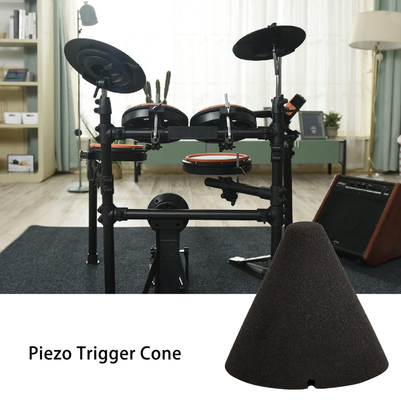 [Australia - AusPower] - BQLZR 1.38x1.46inch Piezo Trigger Foam Cone for Electronic Drum Instrument Pack of 10 