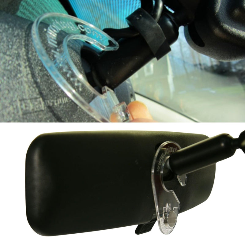 [Australia - AusPower] - Handicap Parking Placard Holder - Mirortag Silver by JL Safety, Magnetically Display & Put Away your Disabled Permit Tag with Eyes Closed. Made in USA 