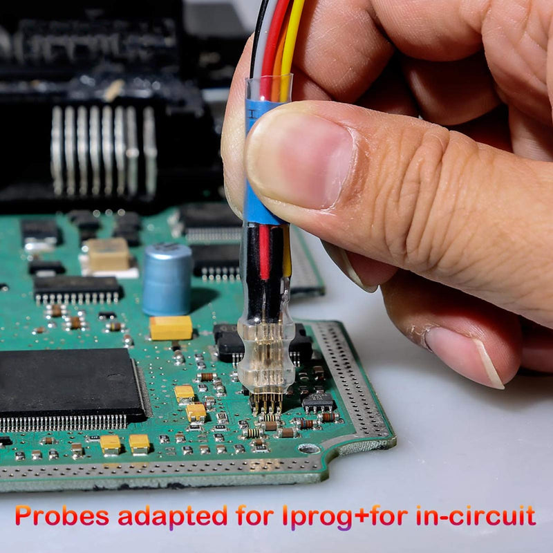 [Australia - AusPower] - Car Probe Adapter, 5 Pcs ECU Probe Adapter Work Without Soldering Pins Works ECU Car Diagnostic Tool for Xprog/iProg Diagnostic Tools 