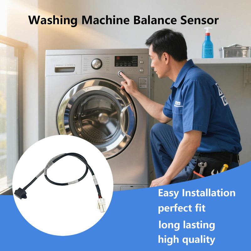 [Australia - AusPower] - EBD48922810 Washing Machine Balance Sensor CY120 Switch 3D - Compatible with LG WM3555HWA/00 WM1455HWA/00 WV10-1410B WV10-1410W WV10-1412B WV10-1412W & More, Vibration Sensor for LG Drum Washer 
