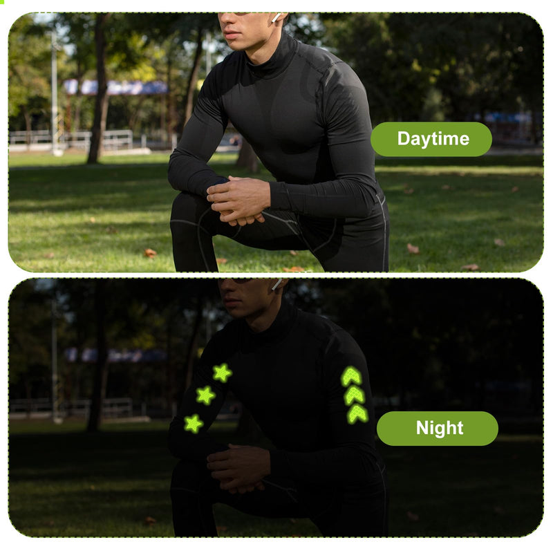 Gosknor 42pcs Reflective Stickers, Waterproof Reflectors Warning Tape Night Visibility Tape Honeycomb Reflective Decals Reflective Bike Safety Stickers for Night Travel Clothing Shoes Vehicle Helmet