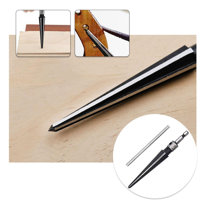[Australia - AusPower] - 2 x Conical Reamer, Hand Reamer, Taper Reamer, for Chamfers and End Pins, for Drilling Hole 3-13 mm and 5-16 mm 