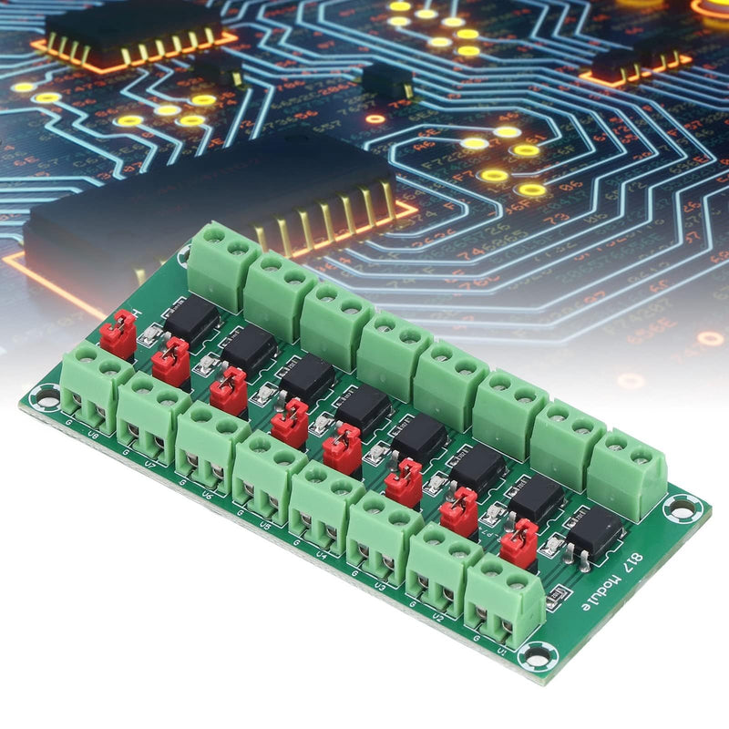 8 Channel Optocoupler Insulation Board Module 817 3.6-30V Optoelectronic Insulated Module Optocoupler Insulation Board