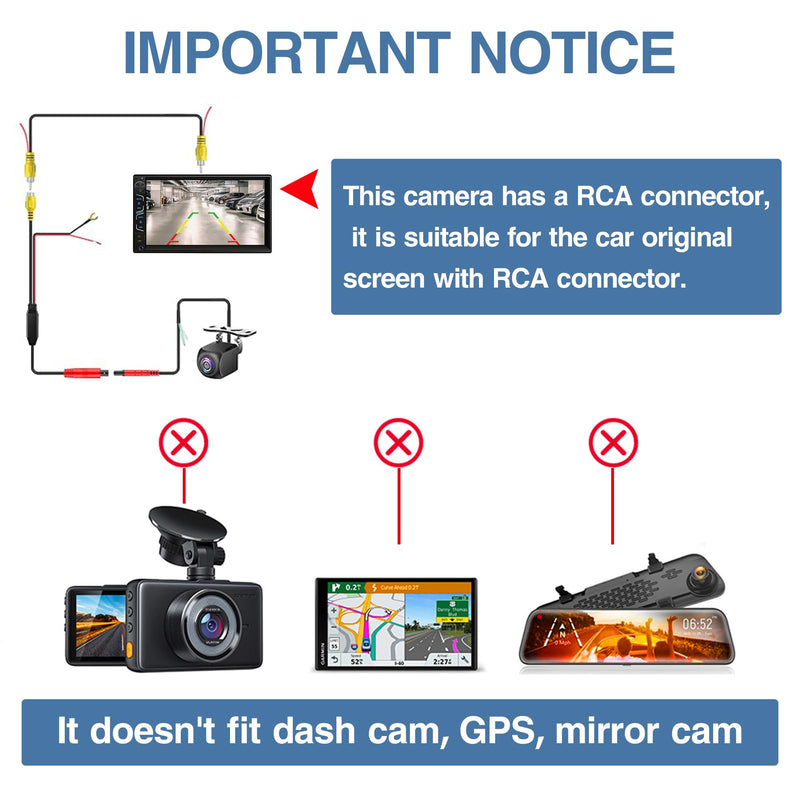 [Australia - AusPower] - HD Backup Camera,Metal Housing 170 Degree Wide View Angle License Plate Rear View Camera for Car,Clear Night Vision IP69 Waterproof Rearview Universal Reverse Cam Kit for Vehicle SUV RV Pickup 