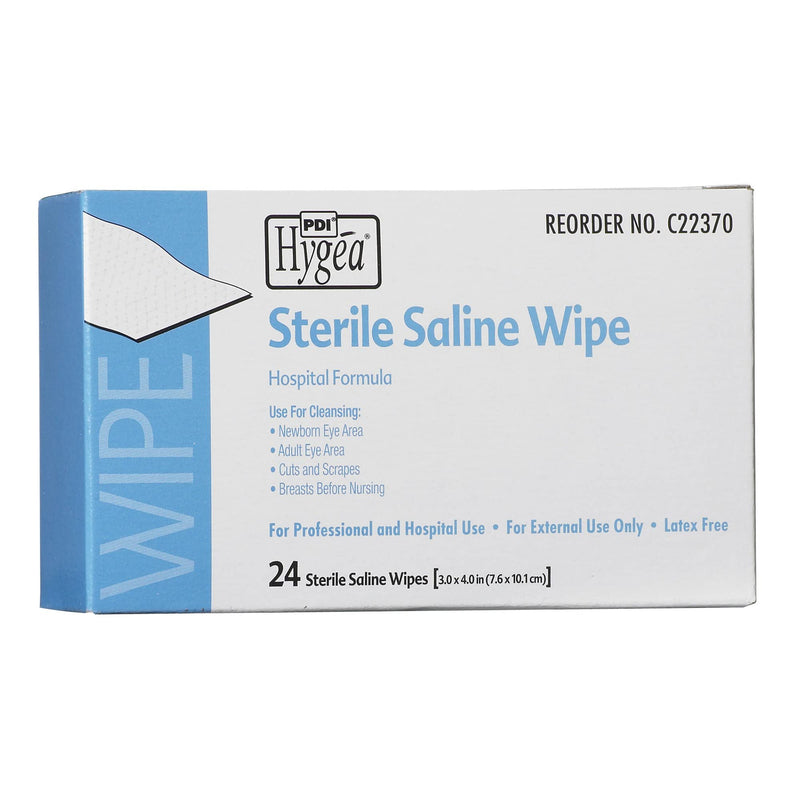 [Australia - AusPower] - Hygea C22370 Sterile Saline Wipe, 6" x 4", 24/bx 