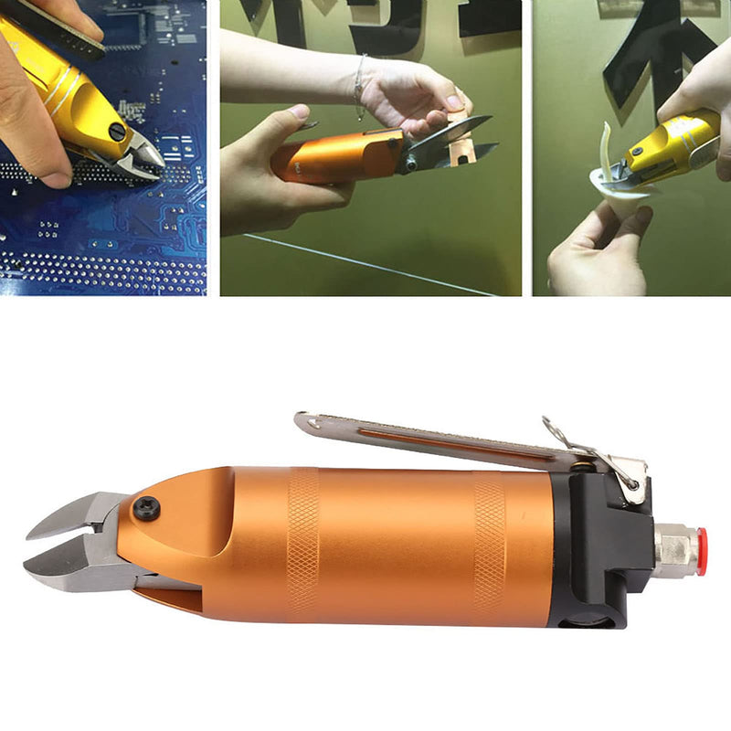 Pneumatic Cutting Pliers, Air Cutting Scissors, Air Wire Scissors, Pneumatic Cutting Pliers, Air Pneumatic Pliers, for Cutting Iron Stainless Steel Brass Wire (HS20-S5)