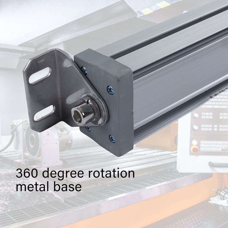 LED Machine Light, 20W Aluminum Alloy Tube Light, 24V/36V Workshop Lighting, B, High Brightness