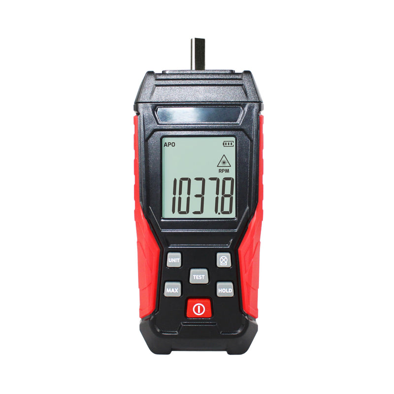 [Australia - AusPower] - HFS(R) Tachometer Contact & Non-contact Digital Tachometer, Non-Contact 3~100000RPM & Contact 3~19999RPM, High Accuracy RPM Tachometer 