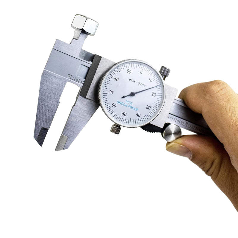 [Australia - AusPower] - HFS(R) 0-6" Stainless Steel 4 Way Imperial Dial Caliper .001" Shock Proof 