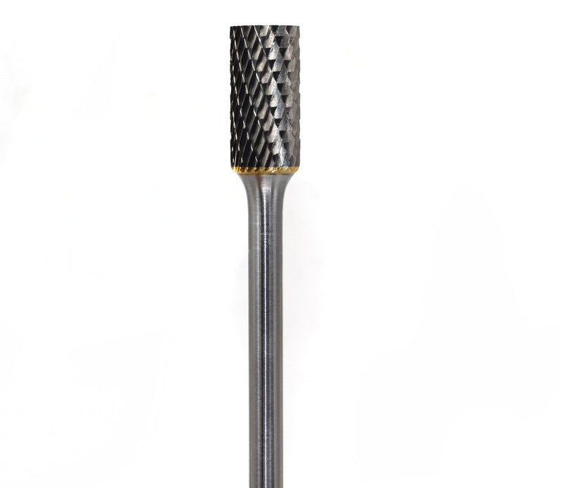 6”(152.4mm) Extened Extra Long Length Double Cut Carbide Burr File(1/2” Cutter Dia X 1”Cutter Length) with 1/4 shank Cylinder Shape SA-5L6,pack of 1