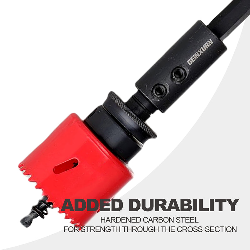 [Australia - AusPower] - Tools Hole Saw Extension Chuck, 12-Inch x 1/2-Inch Hex Shank Reducing Locking Impact Extension GEC012HS 