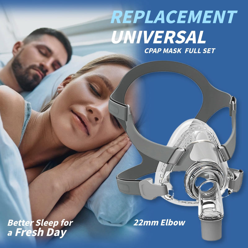 [Australia - AusPower] - Full Face CPAP Mask, Full Cover Replacement Kit, Comfort Series Nasal CPAP MASK(L) 