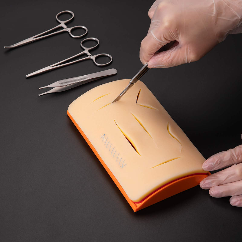 [Australia - AusPower] - Medarchitect Suture Practice Complete Kit (29 Pieces) for Medical Student Suture Training, Include Suture Tools, Suture Thread & Needle 