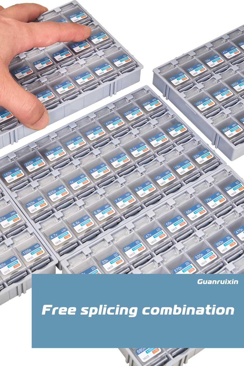 Chip Resistor Design Kit, EIA 1206 Size, 0R-10M Resistance, 72 Values 7200PCS, 1% Tolerance, RoHS Compliant EIA 1206 Resistors
