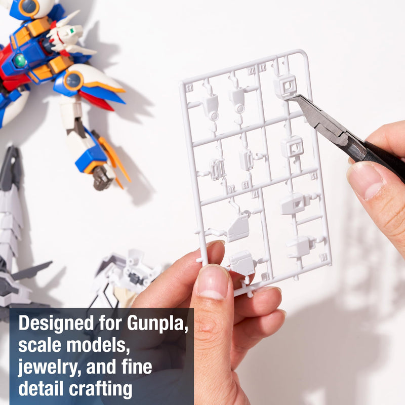 [Australia - AusPower] - Beaditive Single Blade Nipper for Plastic Model - Plastic Sprue Cutter - Gunpla, Gundam Model, Scale Model Building (Angled) Angled 