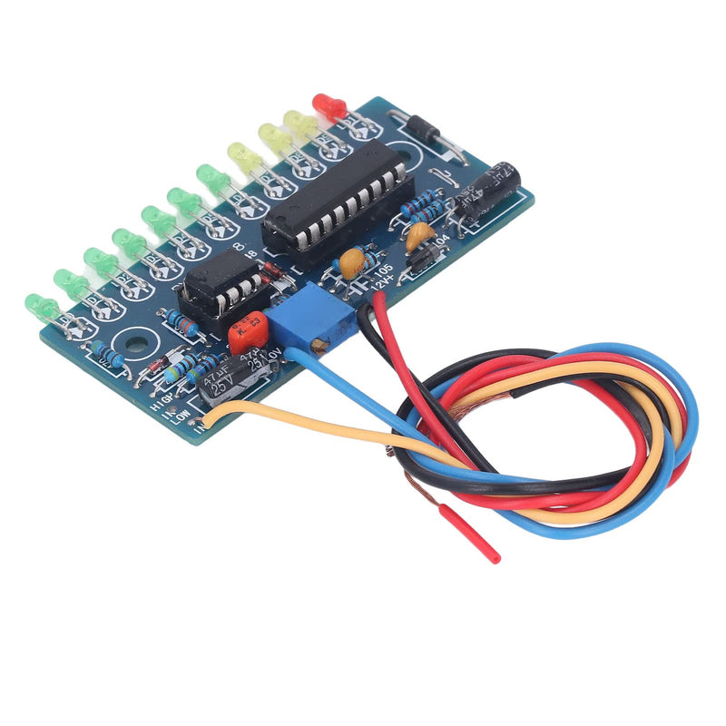 Funny 10 LED Audio Level Indicator LM3915 DIY Kit Electronic Sound Spectrum Analyzer Level Display Suite Module for Learning Electronics