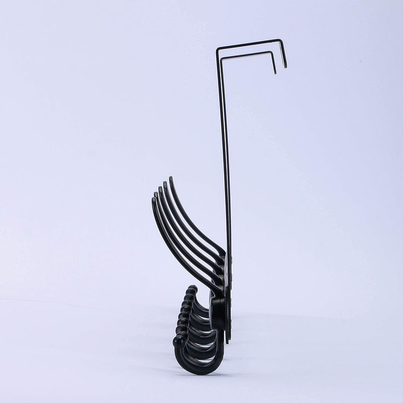 [Australia - AusPower] - Encozy Over The Door Hooks,Coat Rack for Hanging Clothes Hat Towel (Heavy Duty Black 1pcs) … 