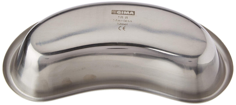 GIMA 26581 Stainless Steel Kidney Dish, Deep, 207 mm x 98 mm x 39 mm - capacity 400 ml