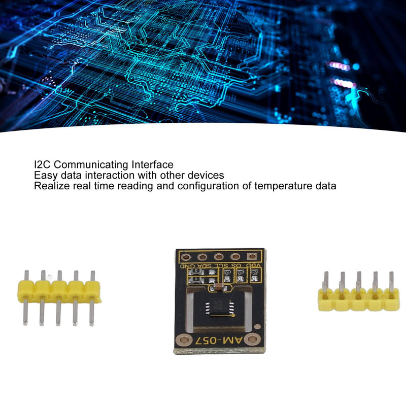 [Australia - AusPower] - MAX30205 Temperature Humidity Sensor Module, 2.7‑3.3V Human Body Temp Sensor Board, 0.1°C Accuracy Body Sensor Module with Alarm, I2C Communicating Interface 