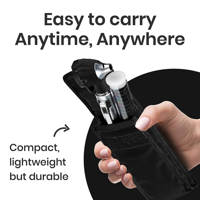 [Australia - AusPower] - Zyrev ZetaLife Otoscope Set with 50 Extra Disposable Specula Tips, Black 
