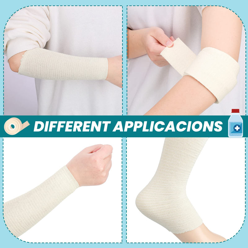 [Australia - AusPower] - Cotton Tubular Stockinette Gauze Roll Tubular Arm Stocking Elastic Leg Stockinette Tubing Compression Tube Sleeve Bandage for Cast Plaster Comfort Wear Sweat Absorbent (4 Inch x 11 Yard) 4 Inch x 11 Yard 