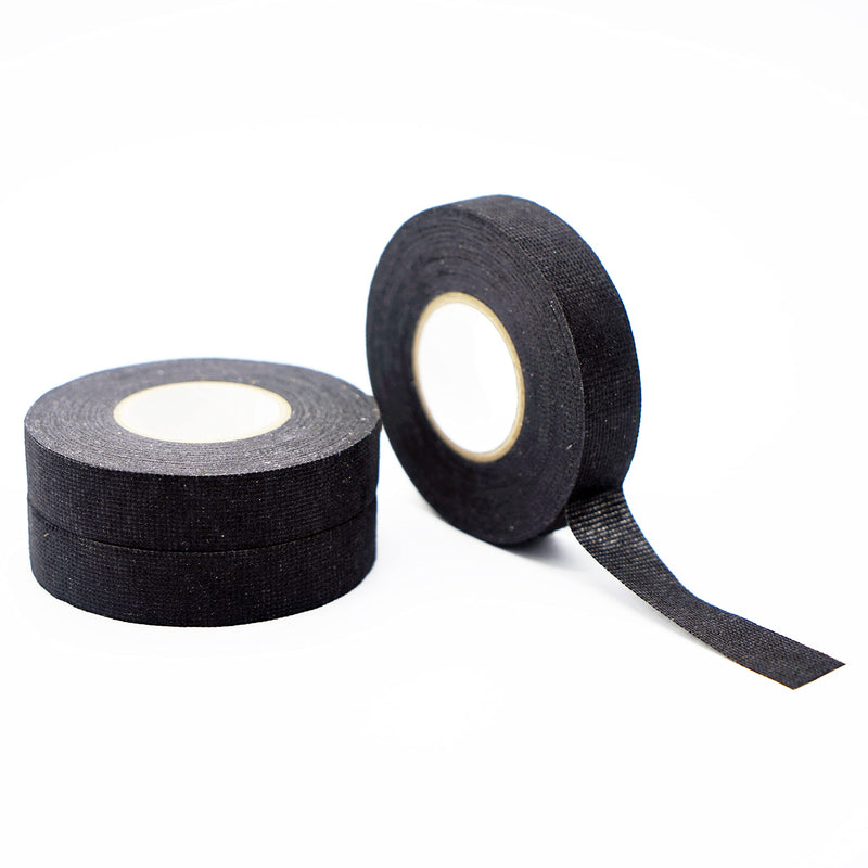 SANKEMU Wiring Harness Tape High Temp Wire Cable Loom Self-Adhesive Fabric Tape for Electrical Automotive Engine Harness Wrap Protection Noise Damping Cables Fixed 3/4 Inch x 49 FT 10