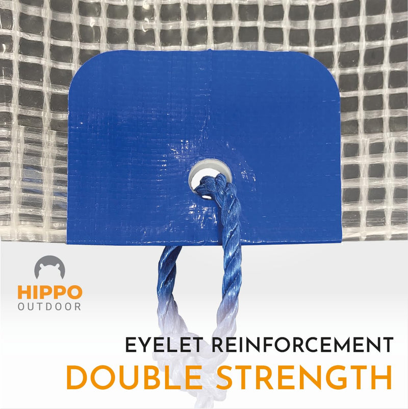 Grommet Reinforcement Tape - Double Eyelet Strength, Repair tarp Eyelets, Tarpaulin Grommets kit, Tarpaulins Protection 10-Pack (1220) 1220