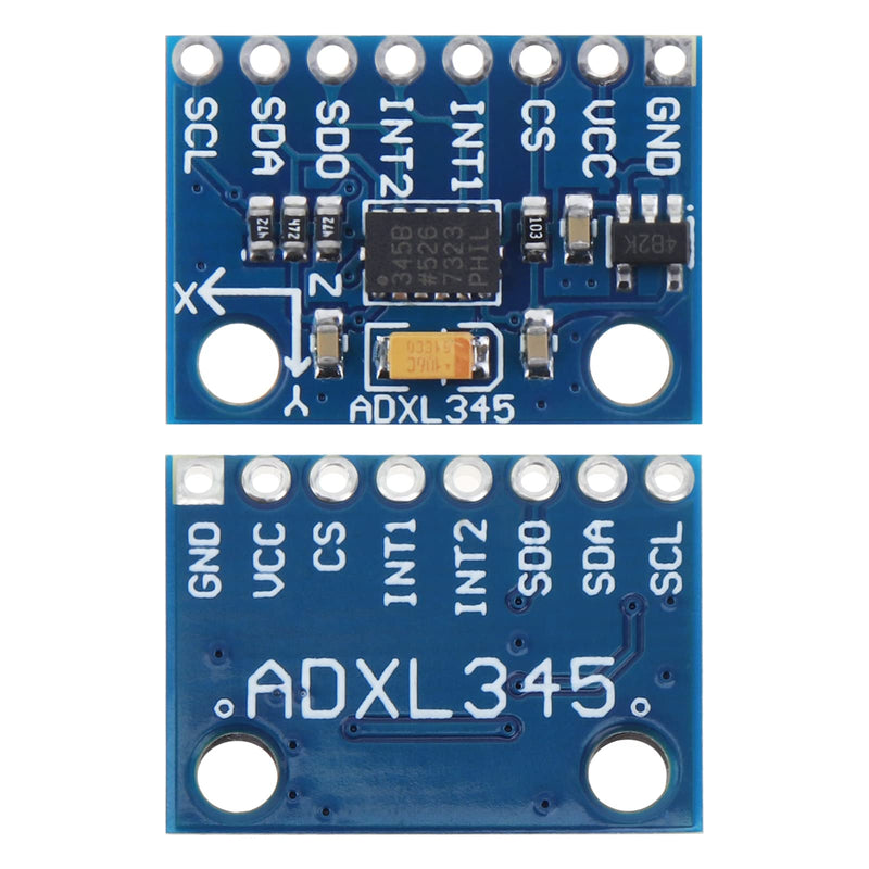 [Australia - AusPower] - 2Pcs GY-291 ADXL345 3-Axis Digital Acceleration of Gravity Tilt Inclination Module IIC/SPI Transmission 