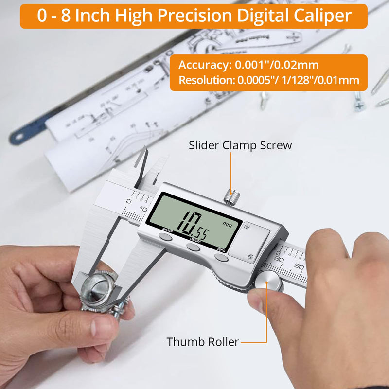 [Australia - AusPower] - Neoteck Professional Engineering Kit: Non-Contact Voltage Tester Pen & Auto Ranging Digital Multimeter AC/DC Voltage, Current, Continuity, LED Flashlight, Buzzer Alarm 