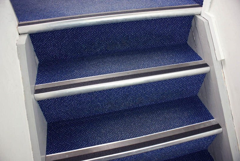 Durable DURALINE Grip Non-Slip Floor Tape - Self-Adhesive Marking Tape with 25mm Thickness and 49 Feet & 2.55" Inches in Length - Ideal for Stairs, Ramps, etc. - Black 25 mm x 15 m