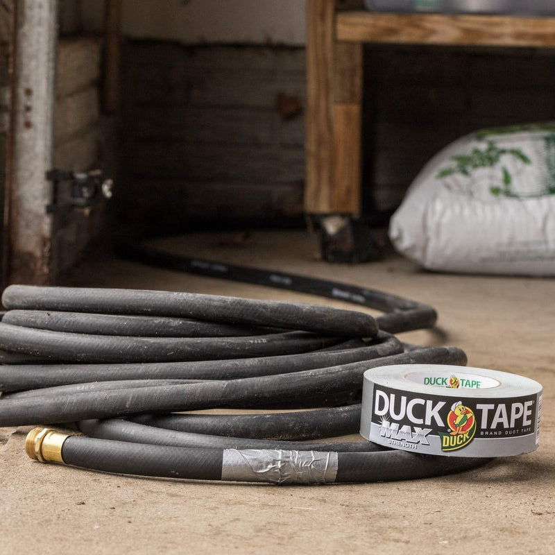Duck Brand Max Strength Duct Tape - 1 Roll - Heavy Duty Hold - 1.88 Inch x 45 Yards - Silver (240201) 1.88 in x 1620 in (Pack of 1)