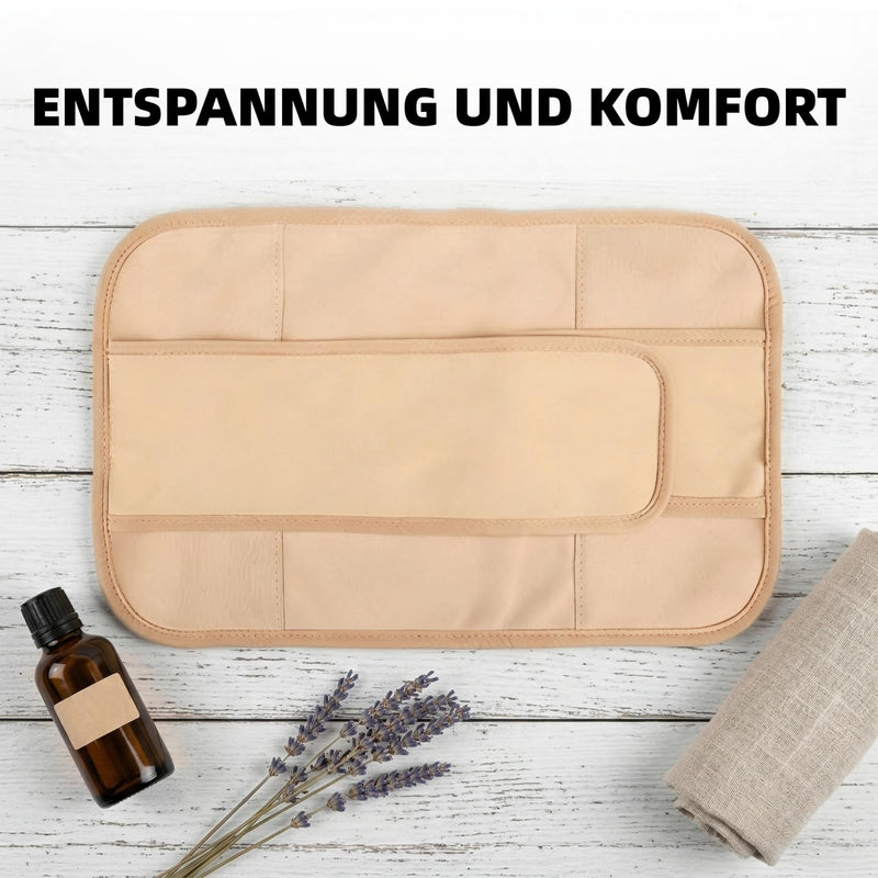 Castor Oil Pack Kit, Storage Bag, Reusable Castor Oil Pack with Closure, Body Care & Relaxation