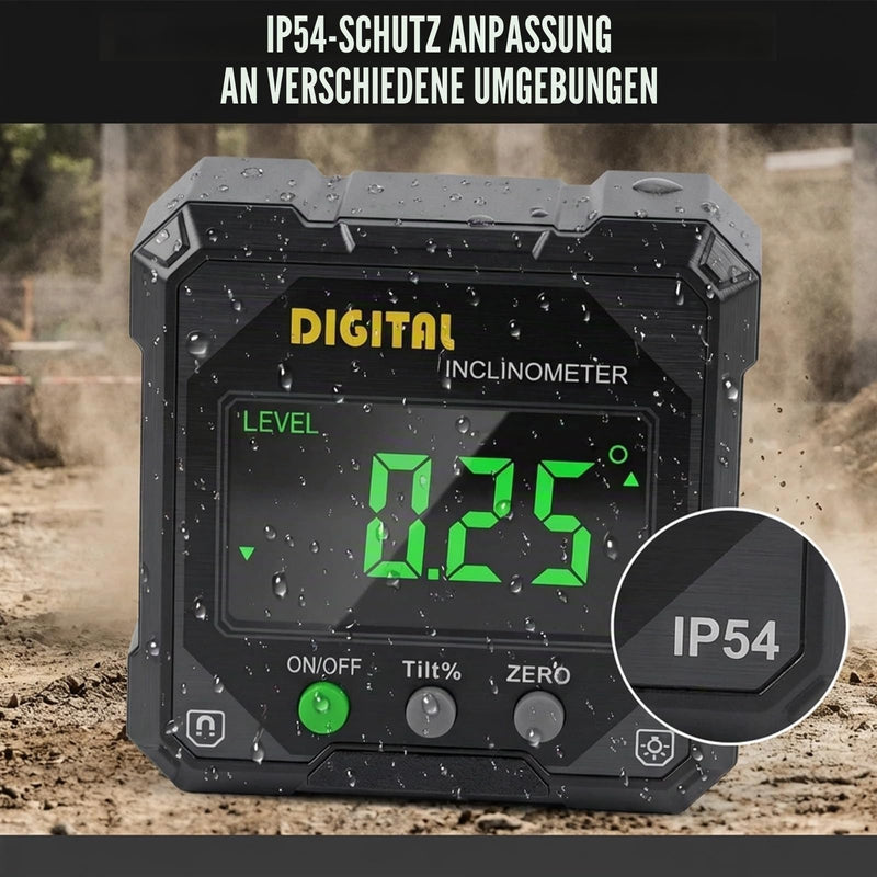 Digital Protractor, LCD Protractor, Inclinometer, Inclinometer, Protractor with Magnetic Base, Level Box Angle Measuring Device, Digital Spirit Level with LCD Display