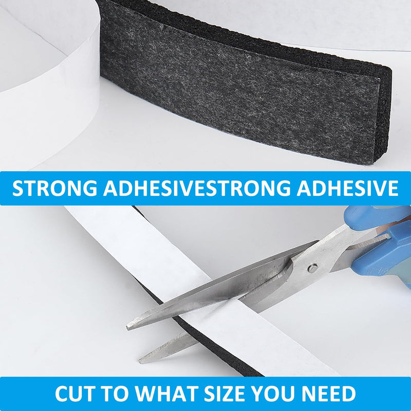 DGSL Foam Insulation Tape, 1In x 3/8In x 33Ft Weather Stripping Door Seal Strip for Doors and Windows,Sliding Door, Soundproofing Door Seal,Weatherstrip,Air Conditioning Seal Strip