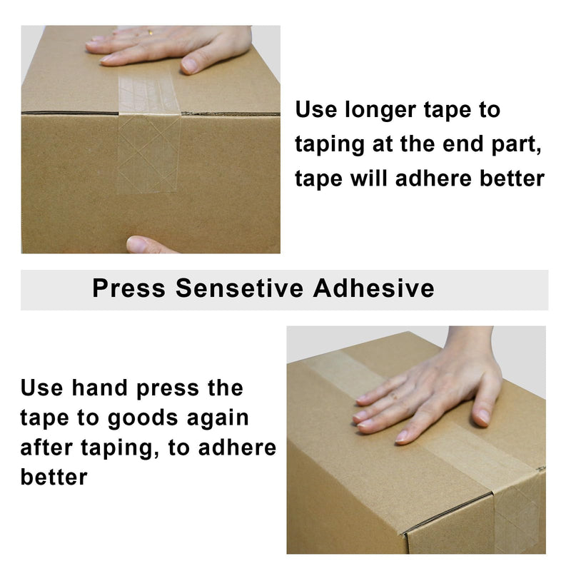 BOMEI PACK 2Pack Reinforced Kraft Paper Tape, Self Adhesive Paper Gummed Packing Tape, for Heavy Duty Packing, Shipping, Moving and Storage, 2Inch55yds 2in x 55yds 2