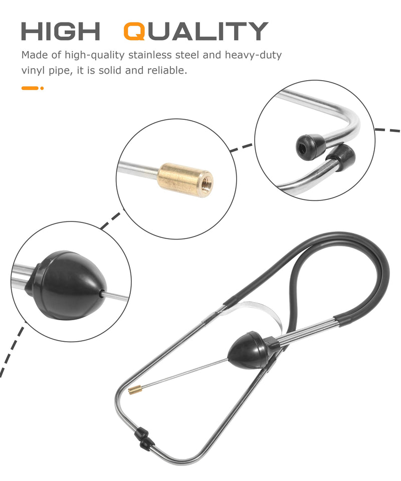 [Australia - AusPower] - Car Mechanic Stethoscope, Automotive Diagnostic Tool, Engine Diagnostic Sensitive Hearing Tool, Fit for Cars, Trucks, RVs (1PCS) 1PCS 