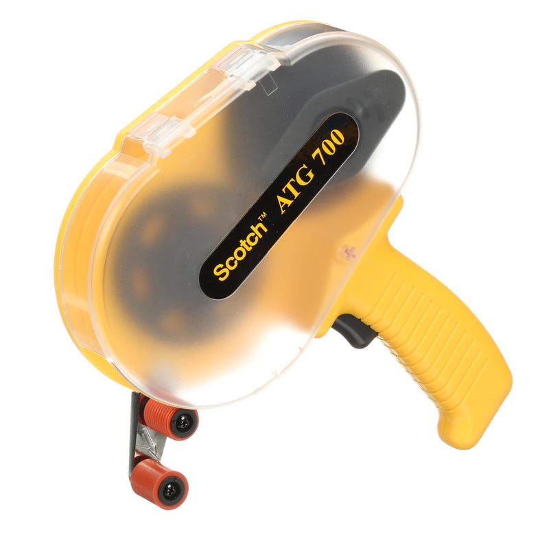 3M Scotch ATG 700 Adhesive Applicator, 1/2 in and 3/4 in wide rolls, Yellow 0.50 - 0.75 in Tape