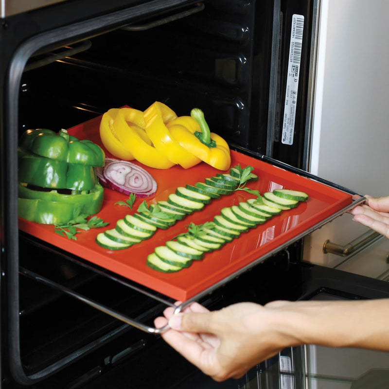 Silikomart Baking Mat Tapis Roulade-SILIKOMART-32,5 x 32,5cm, Silicone, red